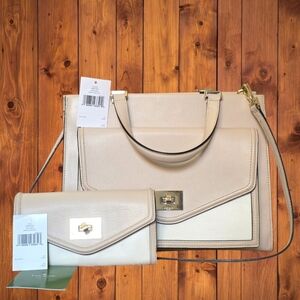 Kate Spade NY Chantelle Walter Place NWT Satchel & Wallet Matching Set